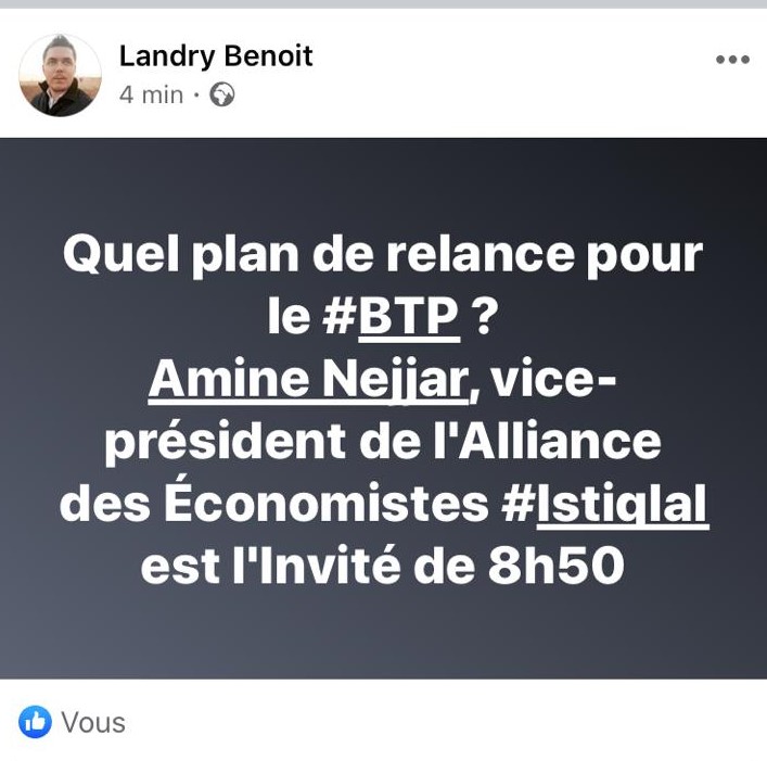 Amine Nejjar au Grand Morning d'Atlantic Radio