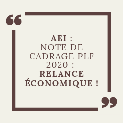 Note de cadrage PLF 2020 : Relance économique !