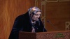تدخل الأخت خديجة الزومي خلال الجلسة العامة السنوية التي تخصص لمناقشة وتقييم الاستراتيجية الوطنية للماء