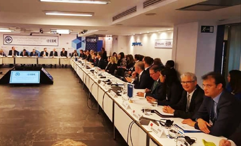 حضور وازن للأمين العام لحزب الاستقلال في اجتماع الاتحاد الديمقراطي الدولي بمدريد حضور وازن للأمين العام لحزب الاستقلال في اجتماع الاتحاد الديمقراطي الدولي بمدريد