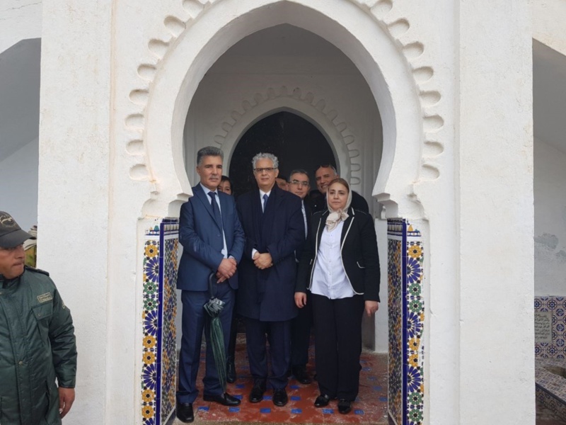 وفد استقلالي برئاسة الأستاذ نزار بركة يترحم على الروح الطاهرة لزعيم الوحدة