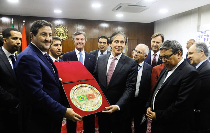 التوقيع على مذكرة تفاهم بين مجلس المستشارين المغربي ومجلس الشيوخ البرازيلي التوقيع على مذكرة تفاهم بين مجلس المستشارين المغربي ومجلس الشيوخ البرازيلي