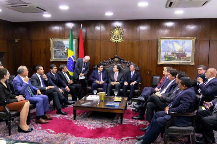 التوقيع على مذكرة تفاهم بين مجلس المستشارين المغربي ومجلس الشيوخ البرازيلي التوقيع على مذكرة تفاهم بين مجلس المستشارين المغربي ومجلس الشيوخ البرازيلي