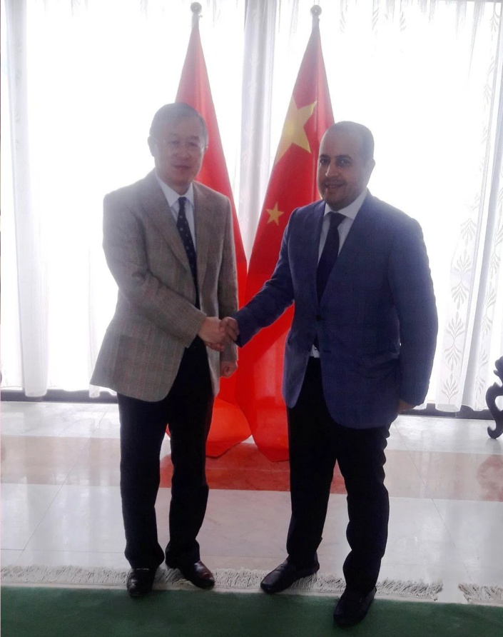 الأخ أحمد احميميد يزور السفير الصيني المعتمد بالمغرب الأخ أحمد احميميد يزور السفير الصيني المعتمد بالمغرب