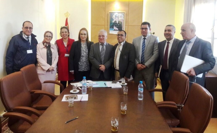 لقاءات مكثفة للأخ نورالدين مضيان مع  ممثلي مجموعة من القطاعات المهنية