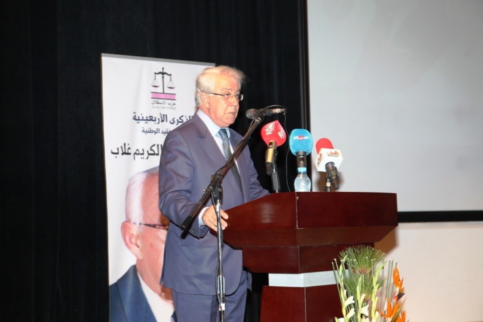 في الذكرى الأربعينية للفقيد المجاهد عبدالكريم غلاب في الذكرى الأربعينية للفقيد المجاهد عبدالكريم غلاب