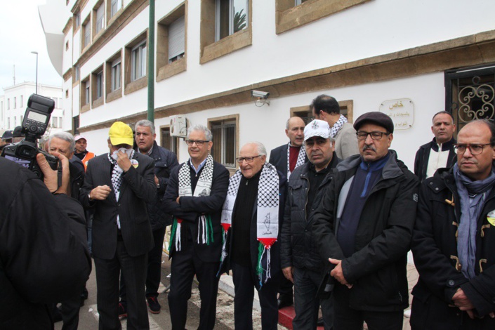 أمواج بشرية تتدفق على شوارع الرباط لنصرة القدس الشريف أمواج بشرية تتدفق على شوارع الرباط لنصرة القدس الشريف