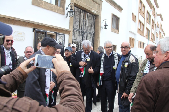 أمواج بشرية تتدفق على شوارع الرباط لنصرة القدس الشريف أمواج بشرية تتدفق على شوارع الرباط لنصرة القدس الشريف