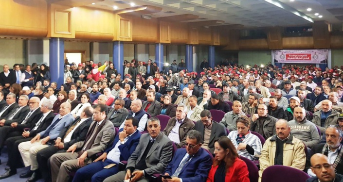 في كلمة الأخ نزار بركة الأمين العام لحزب الاستقلال بمناسبة الذكرى 58 لتأسيس الاتحاد العام للشغالين بالمغرب في كلمة الأخ نزار بركة الأمين العام لحزب الاستقلال بمناسبة الذكرى 58 لتأسيس الاتحاد العام للشغالين بالمغرب