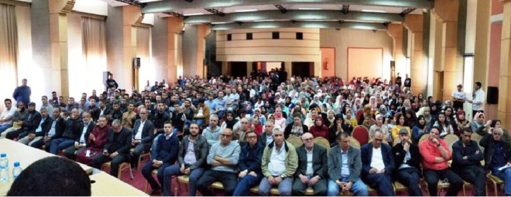 الأخ النعم ميارة  يترأس المؤِتمر الإقليمي الأول  للاتحاد العام للشغالين ببرشيد