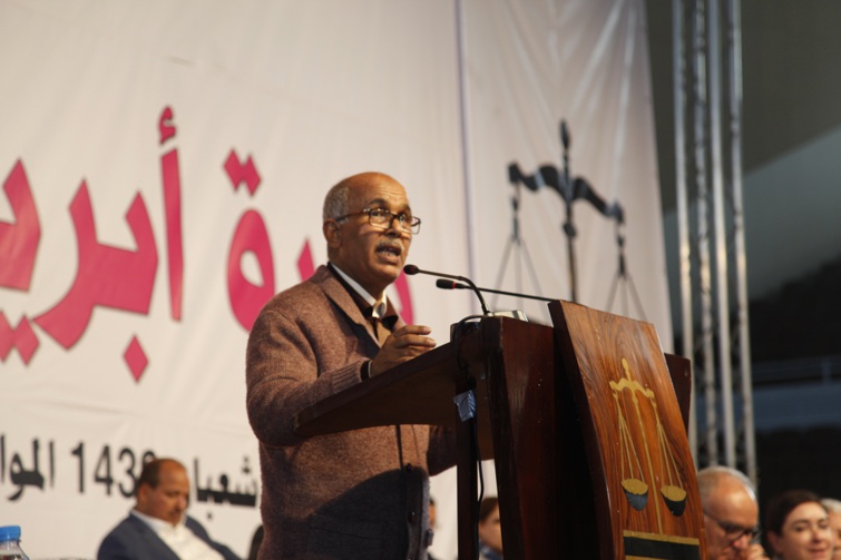 انتخاب الأخ شيبة ماء العينين بالإجماع رئيسا للمجلس الوطني لحزب الاستقلال