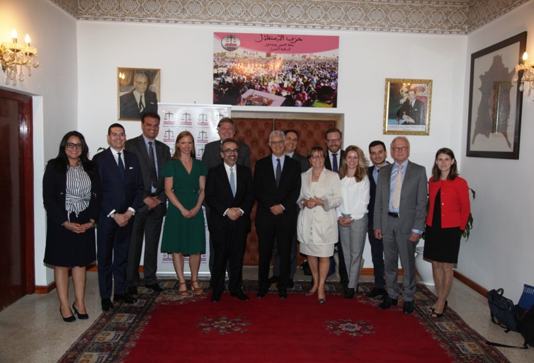 وفد مهم عن الحزب الشعبي الأوروبي في ضيافة حزب الاستقلال وفد مهم عن الحزب الشعبي الأوروبي في ضيافة حزب الاستقلال