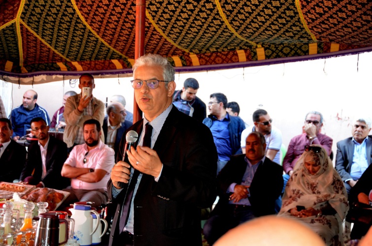 الأخ الأمين العام لحزب الاستقلالي يترأس لقاء تواصليا مع مناضلي وأطر الحزب بغفساي