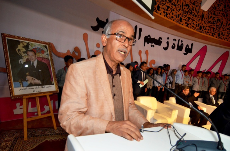 كلمة الأخ شيبة ماء العينين رئيس المجلس الوطني لحزب الاستقلال خلال الذكرى الرابعة والأربعين لوفاة زعيم التحرير علال الفاسي