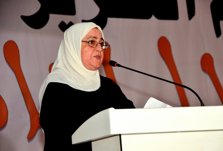 في كلمة  الأخت كنزة الطريس بمناسبة الذكرى الرابعة والأربعين لزعيم التحرير