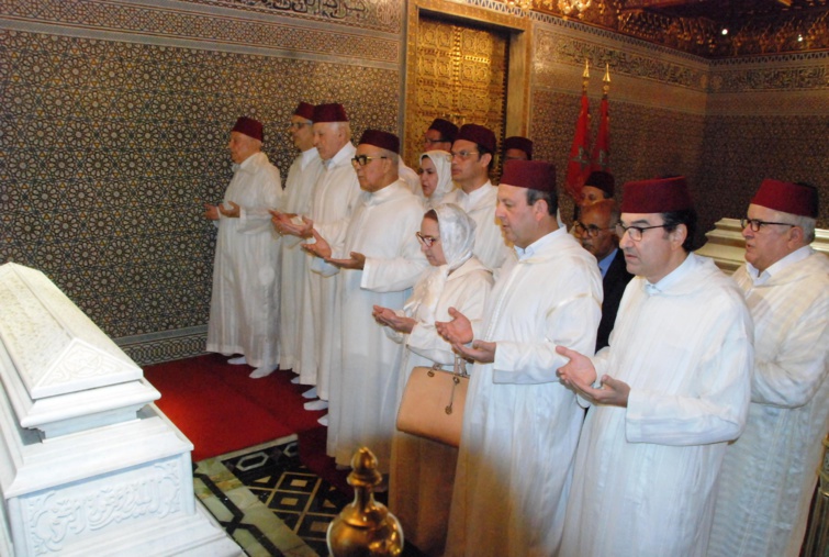 قيادة حزب الاستقلال برئاسة الأمين العام للحزب تترحم على الروح الطاهرة لفقيد العروبة والإسلام