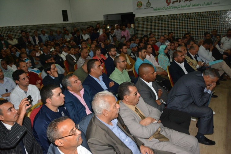 في الجلسة الافتتاحة للمؤتمر الوطني التاسع لجمعية الشبيبة الشغيلة في الجلسة الافتتاحة للمؤتمر الوطني التاسع لجمعية الشبيبة الشغيلة