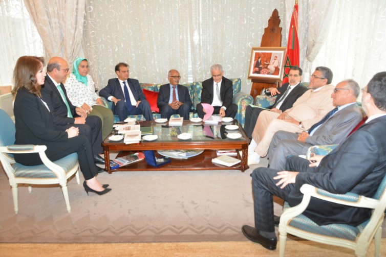 رئيس الحكومة يستقبل وفدا استقلاليا هاما  برئاسة الأخ الأمين العام
