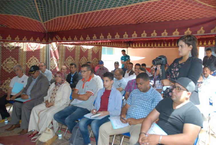 الأخ محمد لعبيد يتراس أشغال الجمع العام لتجديد المكتب الوطني للنقابة الوطنية لقطاع الماء
