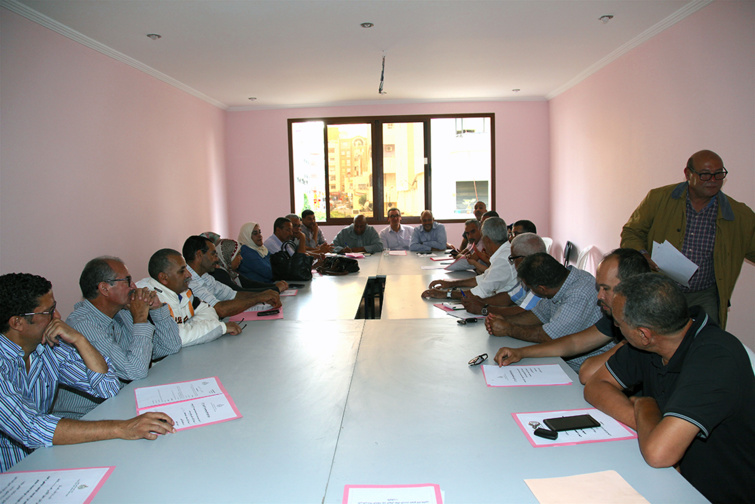 في الجمع العام لتجديد المكتب الإقليمي بمكناس للجامعة الوطنية لموظفي وأعوان وزارة الشباب والرياضة في الجمع العام لتجديد المكتب الإقليمي بمكناس للجامعة الوطنية لموظفي وأعوان وزارة الشباب والرياضة