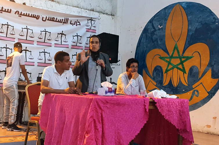 الأخت خديجة الزومي  تترأس  أشغال المجلس الإقليمي لحزب الاستقلال  بسيدي سليمان