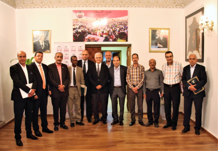 الأمين العام لحزب الاستقلال يترأس اجتماعا لرؤساء وممثلي الروابط المهنية الأمين العام لحزب الاستقلال يترأس اجتماعا لرؤساء وممثلي الروابط المهنية