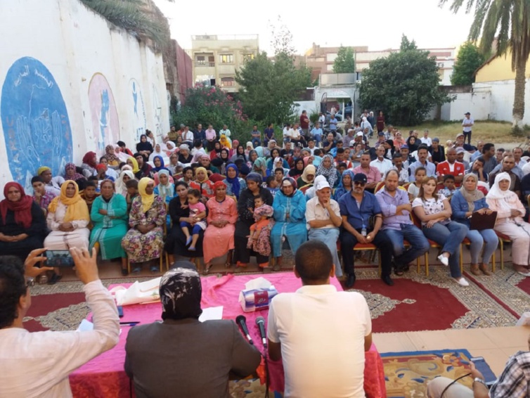 الأخت خديجة الزومي تتراس المؤتمر المحلي لحزب الاستقلال فرع سيدي سليمان