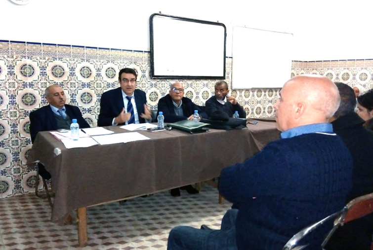 الأخ عزيز هيلالي يترأس  الجمع العام لفرع حزب الاستقلال بحصين ـ سلا