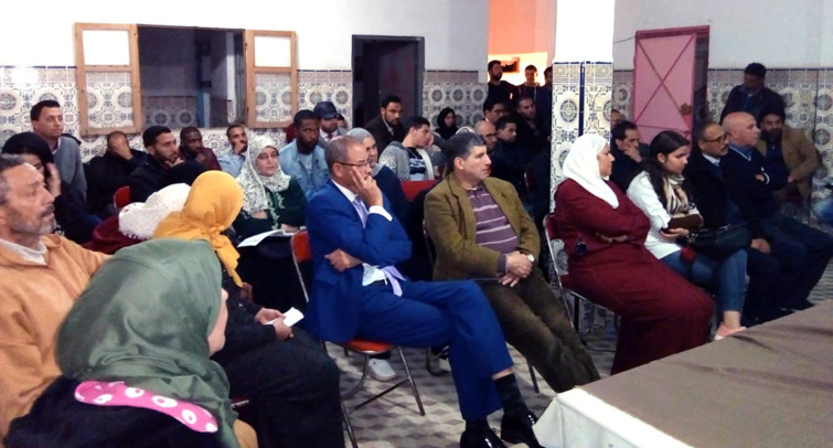 الأخ عزيز هيلالي يترأس  الجمع العام لفرع حزب الاستقلال بحصين ـ سلا