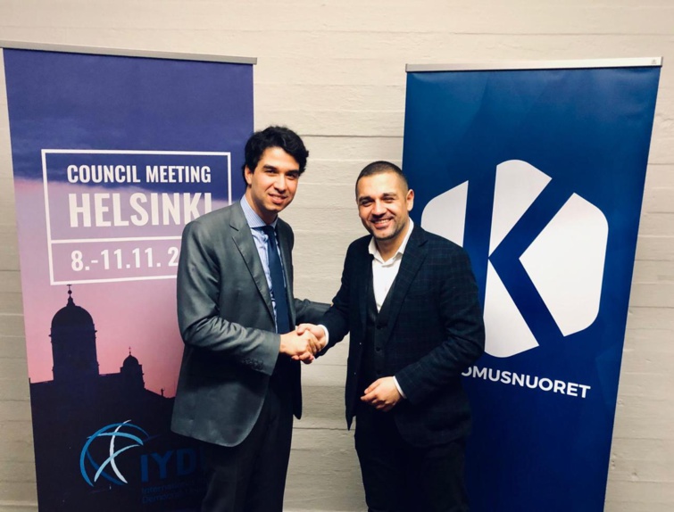 انتخاب المغرب رئيسا للإتحاد الدولي للشباب الديمقراطي انتخاب المغرب رئيسا للإتحاد الدولي للشباب الديمقراطي