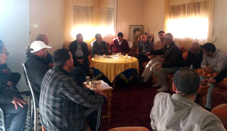 الأخ عزيز هيلالي  يشرف على أنشطة تنظيمية مكثفة بجماعات المكرن و سيدي علال التازي و سيدي محمد بنمنصور بإقليم القنيطرة