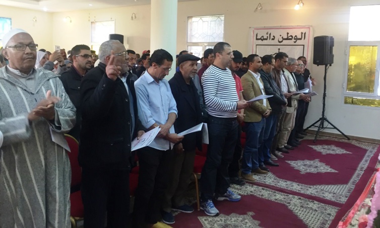 الاخ جمال ديواني عضو اللجنة المركزية مبعوث اللجنة التنفيذية يترأس المؤمر المحلي لحزب الاستقلال بإنزكان