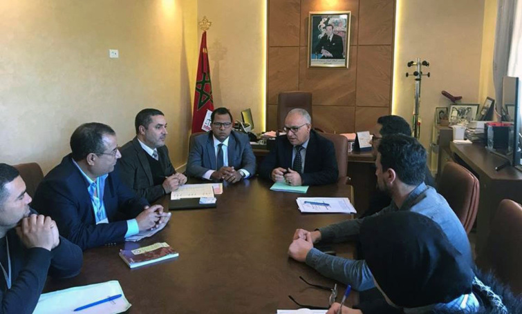 الأخ نورالدين مضيان يستقبل أعضاء الهيئة الوطنية للتقنيين بالمغرب