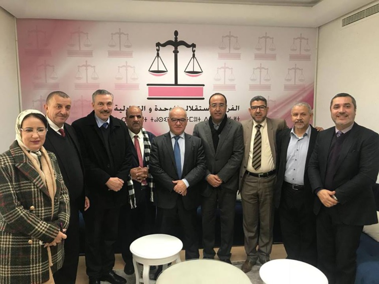الأخ نورالدين مضيان أعضاء الجمعية المغربية للمديرين العامين ومديري المصالح بالجماعات الترابية