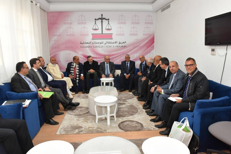 أعضاء الفيدرالية البيمهنية لقطاع الدواجن بالمغرب في ضيافة الفريق الاستقلالي بمجلس النواب أعضاء الفيدرالية البيمهنية لقطاع الدواجن بالمغرب في ضيافة الفريق الاستقلالي بمجلس النواب