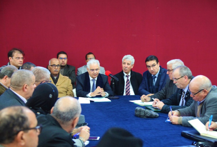 الأخ الأمين العام لحزب الاستقلال يترأس اجتماع مجلس المفتشين الأخ الأمين العام لحزب الاستقلال يترأس اجتماع مجلس المفتشين