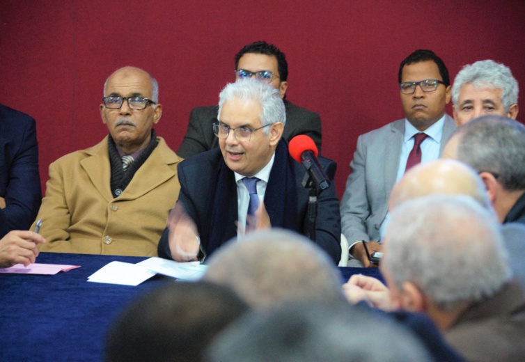 الأخ الأمين العام لحزب الاستقلال يترأس اجتماع مجلس المفتشين الأخ الأمين العام لحزب الاستقلال يترأس اجتماع مجلس المفتشين