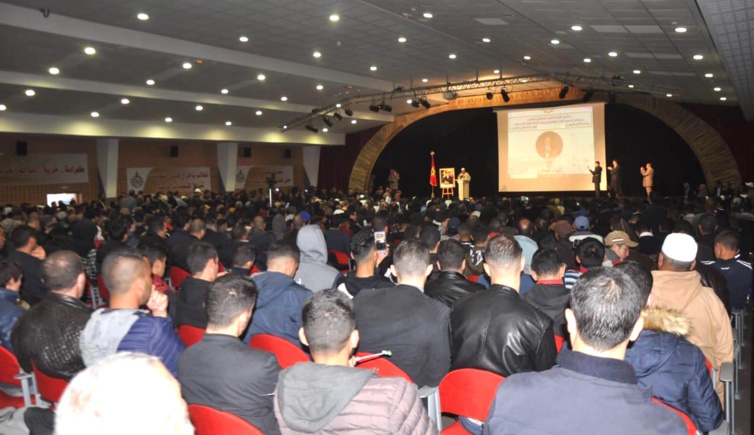 الأخ النعم ميارة يترأس لقاء تواصليا حاشدا مع مناضلات ومناضلي الاتحاد العام بجهة طنجة تطوان