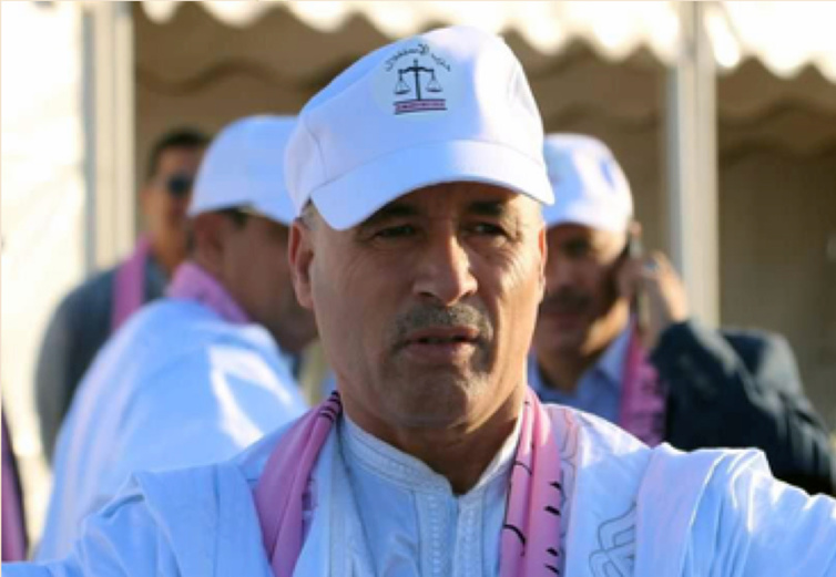الأخ عبد الله امبيركات رئيس جماعة الدورة بالملتقى الجهوي الرابع لمستشاري حزب الاستقلال بطرفاية