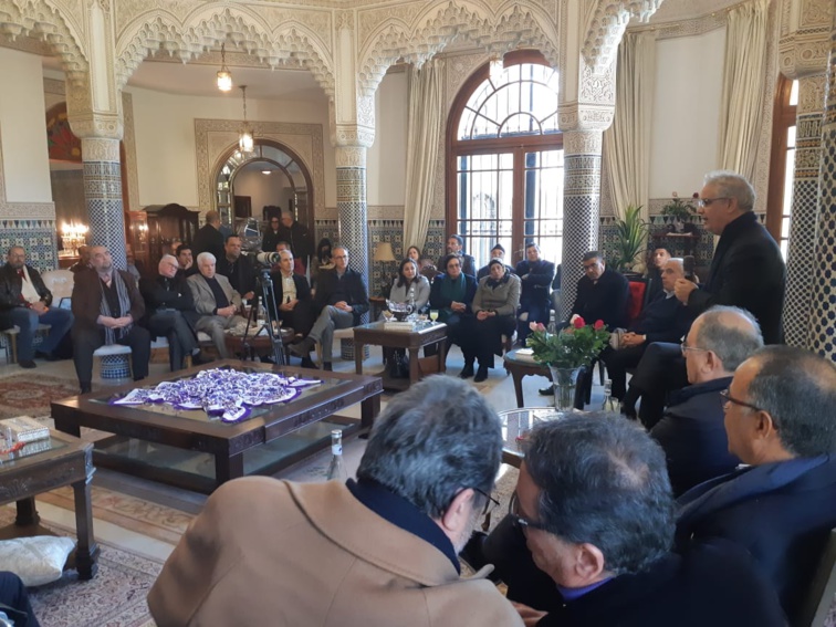 الأخ نزار بركة الأمين العام لحزب الاستقلال يعقد لقاءا تواصليا هاما مع رجال الأعمال والمنعشين الاقتصاديين بمدينة فاس
