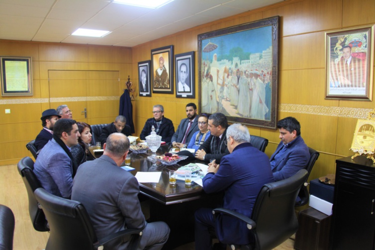 الأخ نزار بركة يستقبل وفدا عن المكتب المركزي للعصبة المغربية للدفاع عن حقوق الانسان