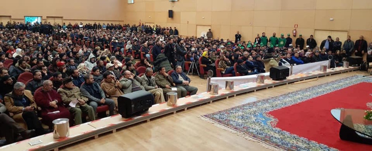 الأخ النعم ميارة يترأس لقاء تواصليا حاشدا مع مناضلات و مناضلي  الاتحاد العام  بجهة الشرق