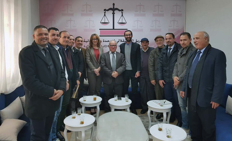 رئيس الفريق الاستقلالي بمجلس النواب يتسقبل منتخبي الجماعة الترابية بني "كرفط" بإقليم العرائش رئيس الفريق الاستقلالي بمجلس النواب يتسقبل منتخبي الجماعة الترابية بني "كرفط" بإقليم العرائش