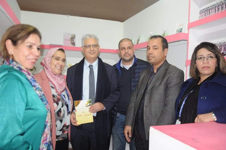 الأخ نزار بركة بالمعرض الدولي للكتاب لزيارة رواقي مؤسسة علال الفاسي ومنظمة المرأة الاستقلالية والإطلاع على جديد الإصدارات