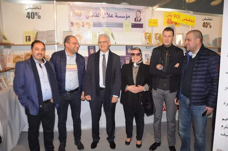 الأخ نزار بركة بالمعرض الدولي للكتاب لزيارة رواقي مؤسسة علال الفاسي ومنظمة المرأة الاستقلالية والإطلاع على جديد الإصدارات