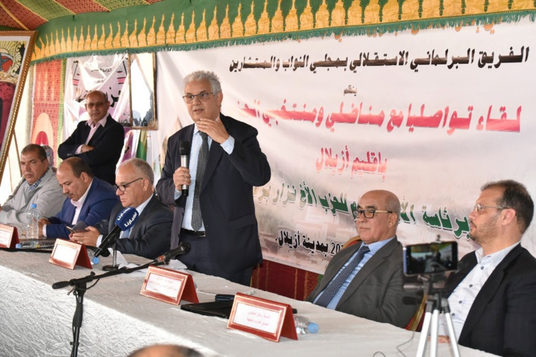 من أزيلال.. الأخ نزار بركة يشدد على ضرورة تقليص هوة الفقر والهشاشة الكبيرة التي تعاني منها ساكنة المناطق الجبلية من أزيلال.. الأخ نزار بركة يشدد على ضرورة تقليص هوة الفقر والهشاشة الكبيرة التي تعاني منها ساكنة المناطق الجبلية