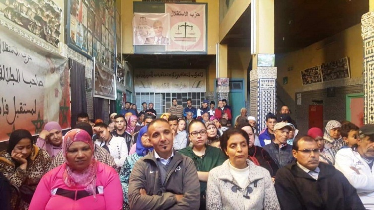 في اللقاء التواصلي الاسبوعي لمناضلي ومناضلات الحزب بفرع الأندلس بفاس