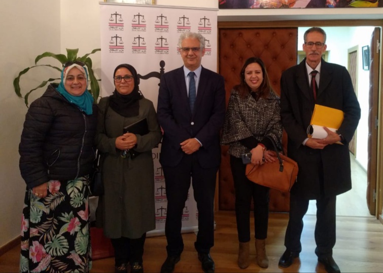 الأخ نزار بركة يستقبل المكتب التنفيذي للاتحاد الوطني للمتصرفين المغاربة