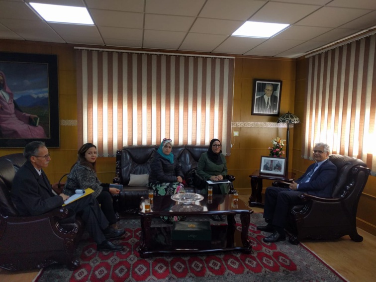 الأخ نزار بركة يستقبل المكتب التنفيذي للاتحاد الوطني للمتصرفين المغاربة