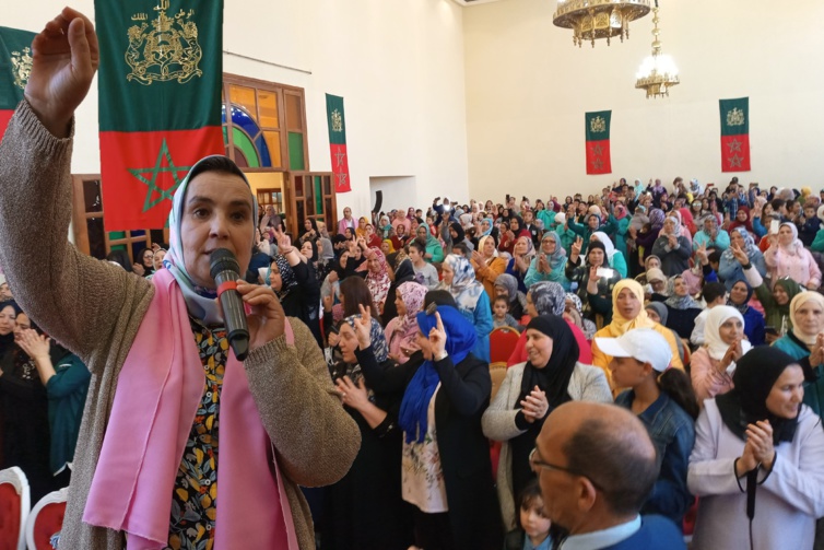 الأخت خديجة الزومي تترأس المؤتمر الإقليمي لمنظمة المرأة الاستقلالية بمكناس 
